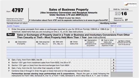 What Is IRS Form 4797? When To File 4797? | Finance Team