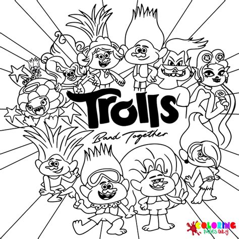 Coloring Pages For Kids And Adults in 2024 | Coloring pages, Poppy coloring page, Coloring pages ...