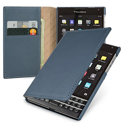 Details about TETDED Premium Leather Case for BlackBerry Passport Mellac II - Prestige: Blue ...