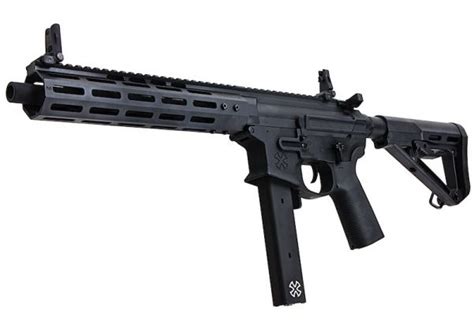 EMG Noveske 9 (9mm PCC) Airsoft M4 9mm AEG Rifle - Black (by APS) | RedWolf