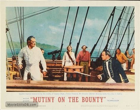 Mutiny on the Bounty - Lobby card with Trevor Howard & Marlon Brando | Mutiny on the bounty ...