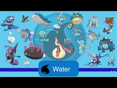 Evolution Water Type Pokemon Names - img-jam