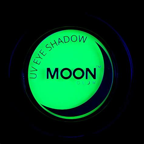 Moon Glow 3.5g UV Neon Eye Shadow Green Neon Face Paint, Rave Music, Shiny Eyes, Hair Chalk ...