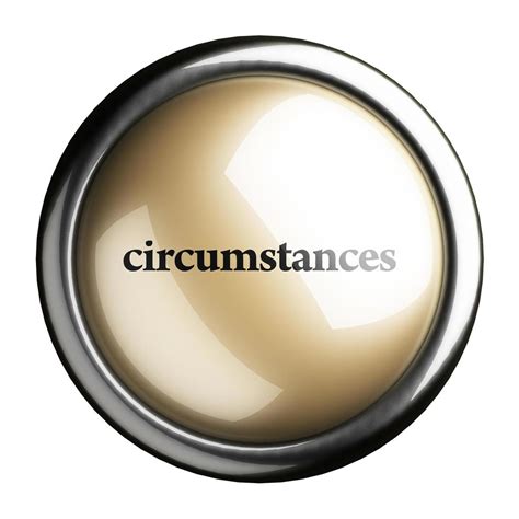 circumstances word on isolated button 6375861 Stock Photo at Vecteezy