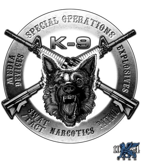 K9 Special Operations Police Decal - For the Thin Blue Line