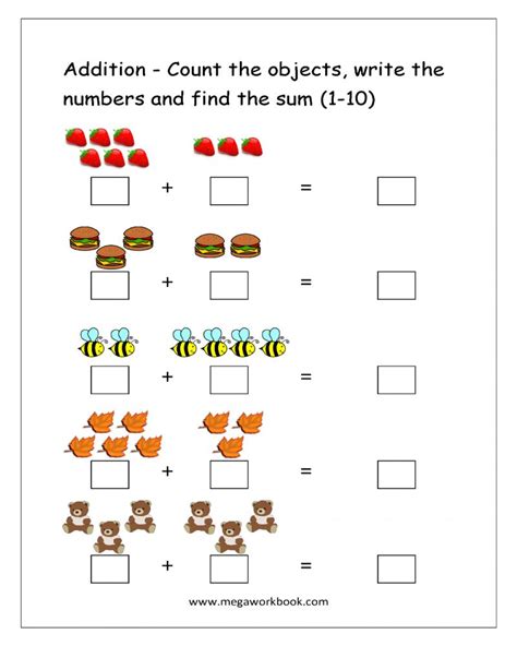 Basic Math Worksheets, Kindergarten Math Worksheets Addition, 1st Grade ...