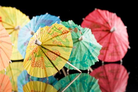 Cocktail umbrellas stock photo. Image of oriental, alcohol - 13187016