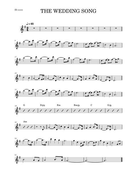 The Wedding Song – Kenny G (ALTO&PIANO) Sheet music for Saxophone alto ...