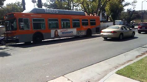 (RETIRED) 2001 LACMTA New Flyer C40LF 5490 - YouTube