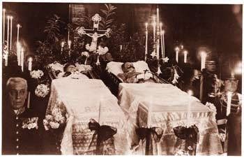 Today in World War I - Funeral of Franz Ferdinand and Sophie Chotek