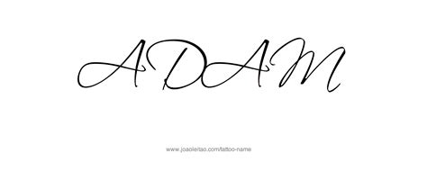 Adam Name Tattoo Designs | Name tattoos, Name tattoo designs, Adams name