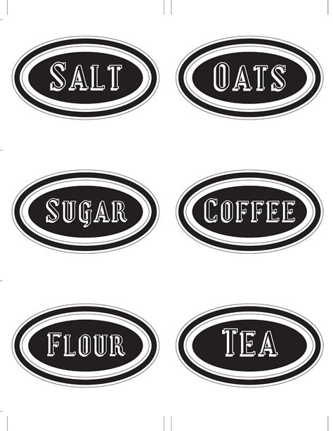 This Designer Cooks: Free Printable Canister Labels!