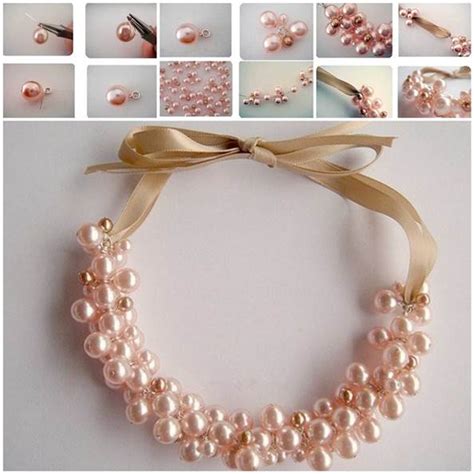 Wonderful DIY Beautiful Pearl Necklace