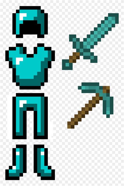 Minecraft Diamond Armor Template