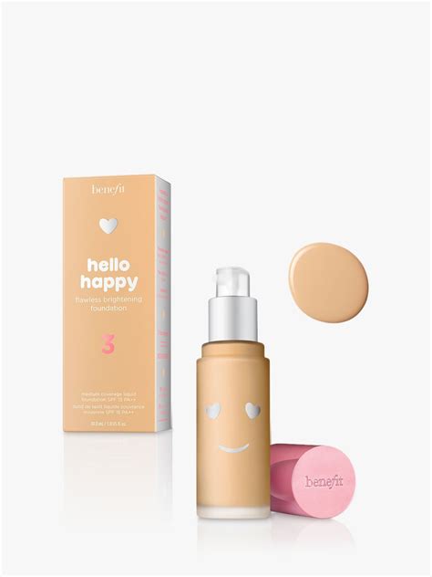 Hello Happy Flawless Brightening Foundation, medium coverage liquid foundation SPF 15 PA++. Why ...