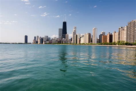 Chicago Skyline From The Lake Photograph by Stevegeer | Fine Art America