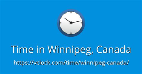 Time in Winnipeg, Canada - vClock