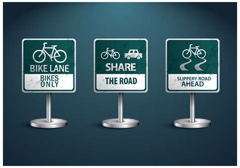 Free Bicycle Sign Vector 144300 Vector Art at Vecteezy