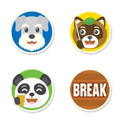 animal stickers emoji – LINE Emoji | LINE STORE