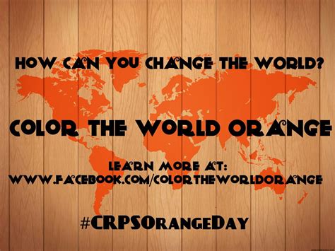 Pin by Kim Atkins on Color The World Orange-RSD/CRPS | Crps awareness, Crps, Awareness month