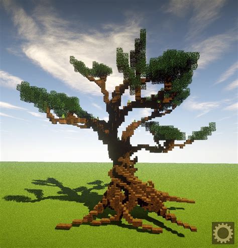 Simple but beautiful - Bonsai tree in Minecraft. : Minecraft