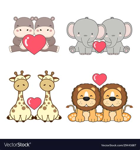 Cute Animal Cartoon Couples In Love See more ideas about cute couple cartoon couple cartoon ...