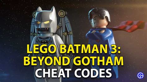 LEGO Batman 3 Cheats Codes - Gamer Tweak