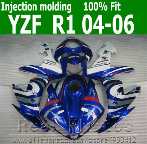 Injection Molding Bodywork Fairings For Yamaha R1 Fairing Kit 2004 2005 ...