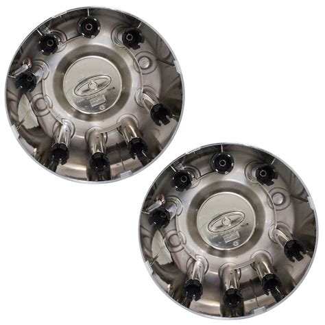 NEW OEM 17-23 Ford F450 F550 TWO Rear Chrome Wheel Covers 10 Lug Ford Oval | eBay