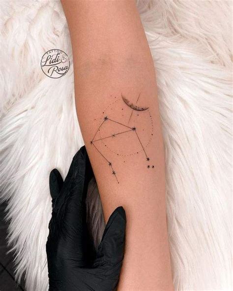 30 Best Libra Constellation Tattoo with Meaning and Ideas