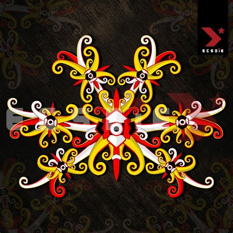 Ukiran Dayak Kenyah Kalimantan Utara, Indonesia | Motif batik, Batik dayak motif, Adobe ...