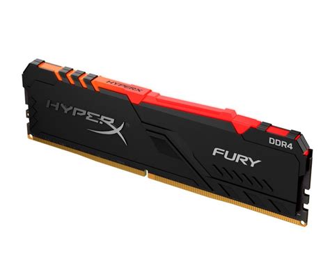 Memoria RAM Fury DDR4 RGB gamer color negro 16GB 1 HyperX HX432C16FB4A ...