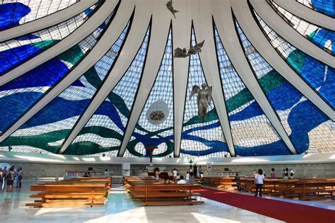 Cathedral of Brasília, Brazil The Oscar Niemeyer–designed cathedral's ...