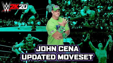 WWE 2K20 John Cena Updated Moveset - YouTube