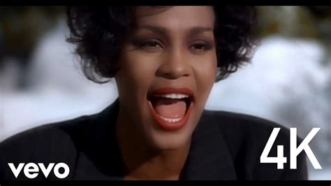 Whitney Houston - I Will Always Love You (Official 4K Video) - YouTube ...