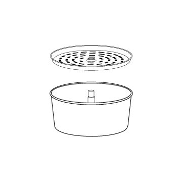 Stainless Steel Basket Assembly for the Cordless-serve 12-cup Stainless ...