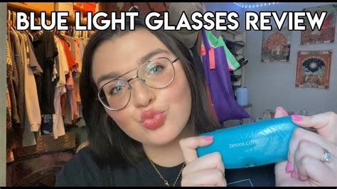 ZENNI OPTICAL BLUE LIGHT GLASSES REVIEW HAUL! - YouTube