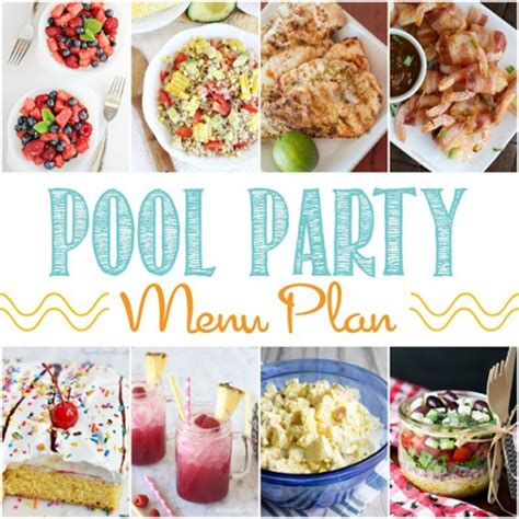 Easy Pool Party Food Ideas