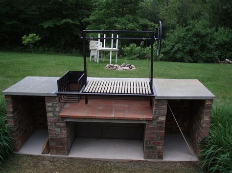 Diy Argentine Grill Plans - Home Ideas | Outdoor kitchen, Brick bbq ...