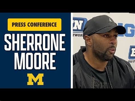 Sherrone Moore Press Conference: Penn State Postgame, Emotional Win | Michigan Football #GoBlue ...