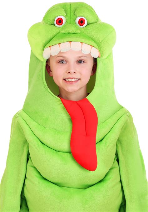 Kid's Ghostbusters Slimer Costume Tunic With Gloves