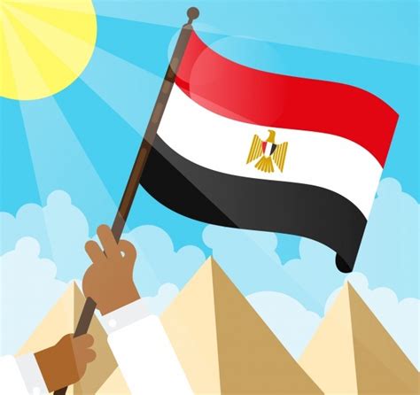 Bandera de EGIPTO: Imágenes, Historia, Evolución y Significado