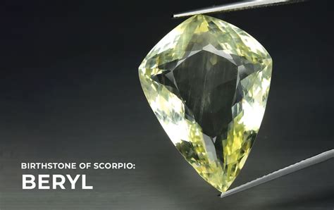 Birthstone of Scorpio: Beryl