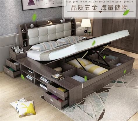 China Best Selling Multifunction Modern Design Double Bed - Buy Modern Furniture Beds,Modern Bed ...