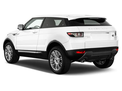 Image: 2013 Land Rover Range Rover Evoque 2-door Coupe Pure Plus Angular Rear Exterior View ...