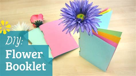 DIY Flower Booklet | Sea Lemon - YouTube