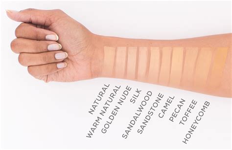 BareMinerals BarePRO Performance Wear Liquid Foundation Swatches