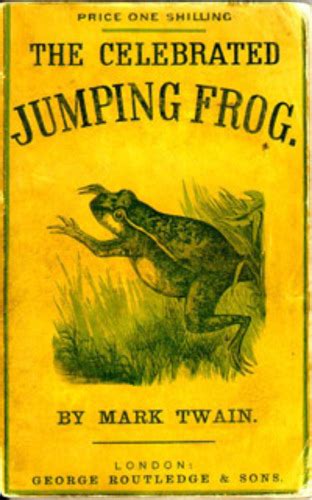 Teaching The Celebrated Jumping Frog of Calaveras County