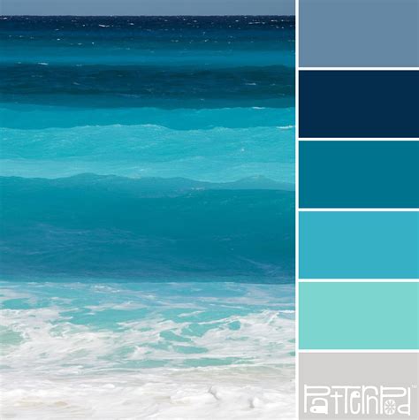 Sea Shore #patternpod #patternpodcolor #color #colorpalettes | Ocean waves, Ocean colors, Ocean