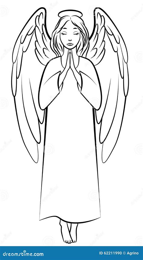 Angel Praying Logo Vector Image | CartoonDealer.com #175853844